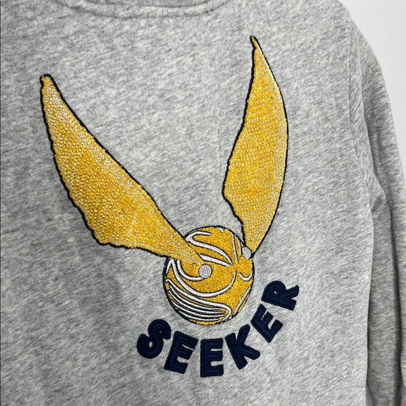 Mini Boden Harry Potter Seeker Zip Up Hoodie Sherpa Lined Kids size 9-10 - Picture 12 of 15